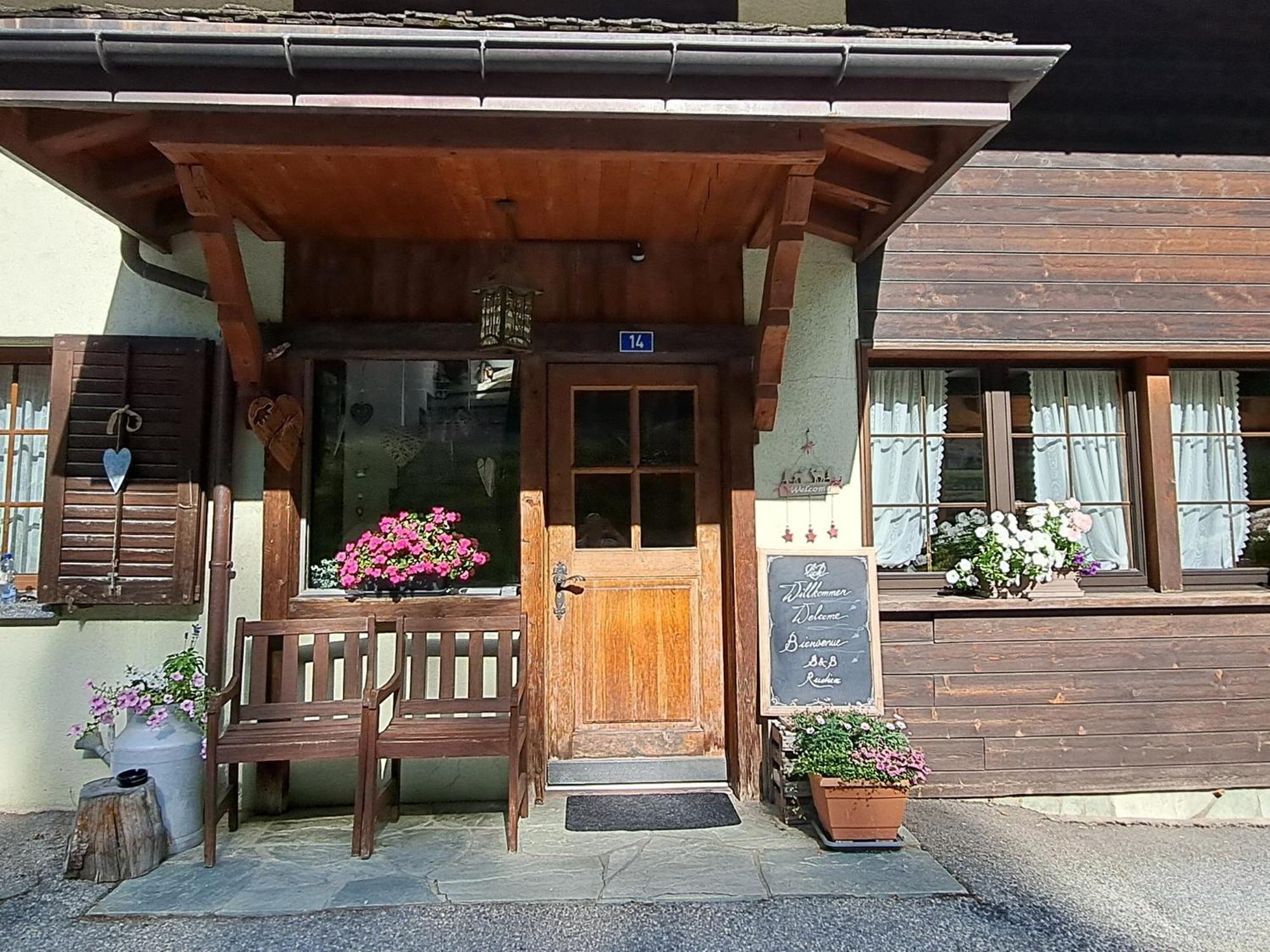 B&B Chalet Rustica Inden, Leukerbad Dış mekan fotoğraf