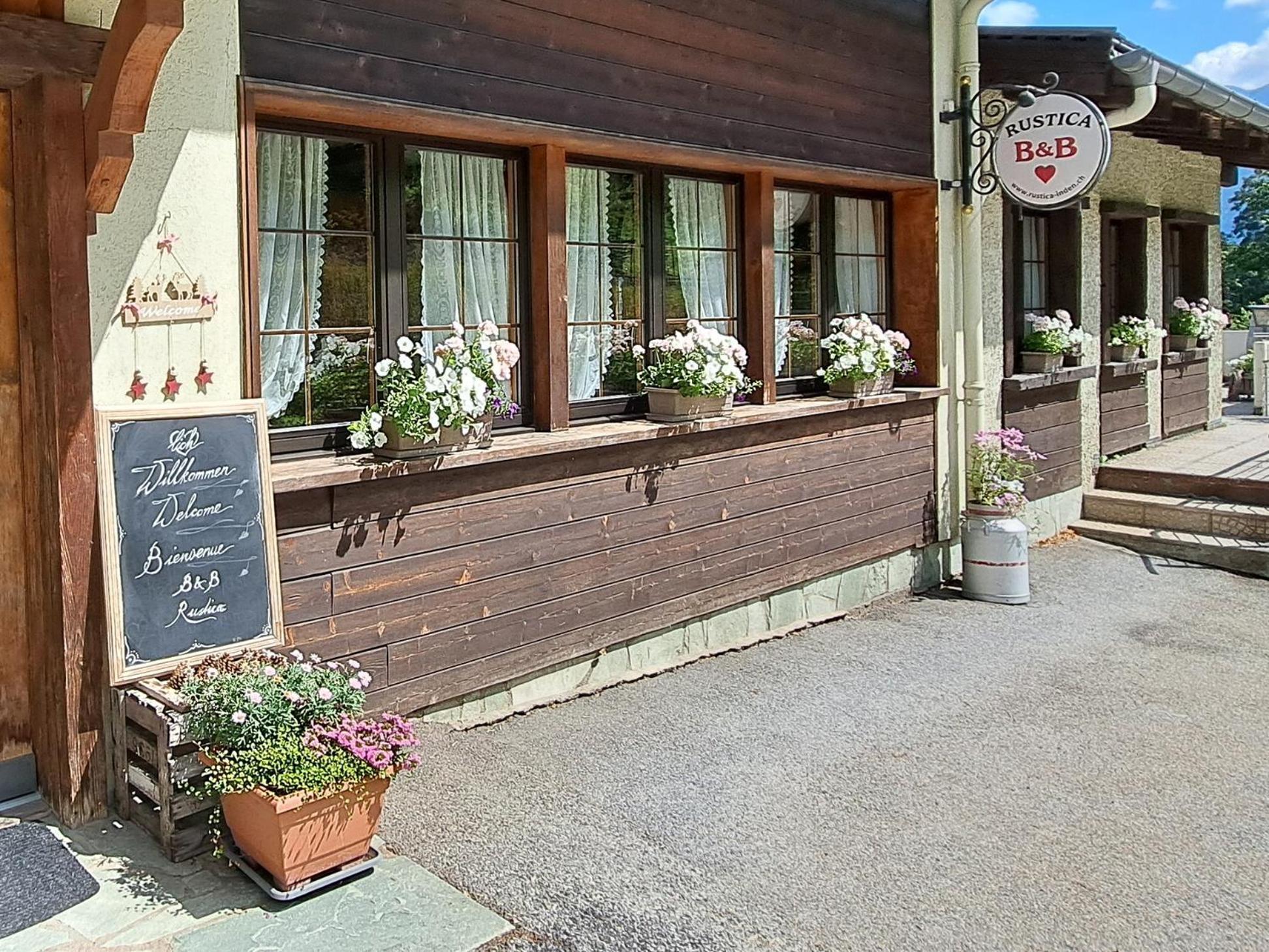B&B Chalet Rustica Inden, Leukerbad Dış mekan fotoğraf