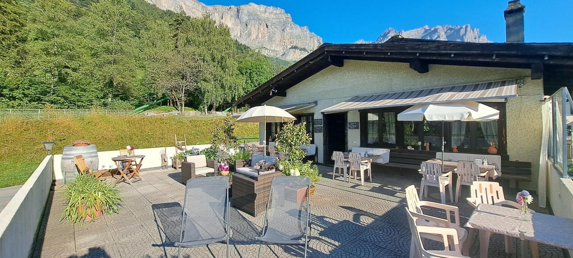 B&B Chalet Rustica Inden, Leukerbad Dış mekan fotoğraf
